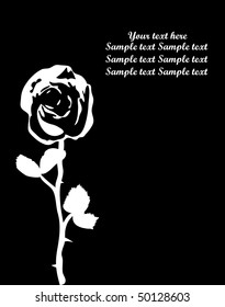 vector background with flowers.