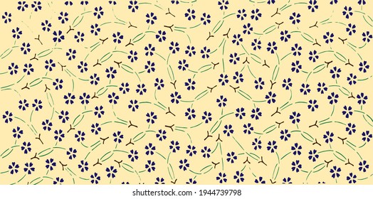 Vector background with flowers in the Japan watercolor style. Oriental motives.