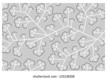 Vector background of flowers- springtime