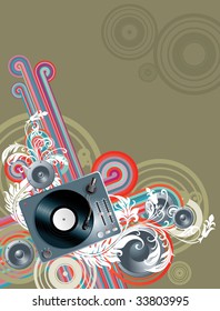 vector background for flyers and more