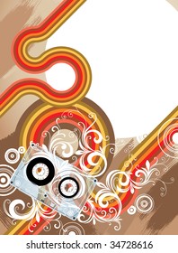 vector background for flyers and more