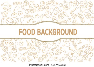 Vector background food perfect for mom and ornament kichen