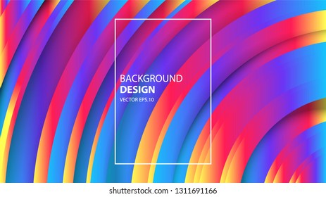 Vector Background With The Form Of Colorful And Elegant Gradient Layer. Vector EPS .10