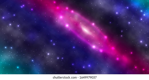 vector background in the form of outer space