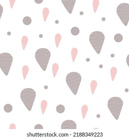 Vektorhintergrund geschlechtsneutrales Babymuster. Einfache minimale Erdung 2 Töne Farbe. Kinder boho Bildschirmhintergrund.