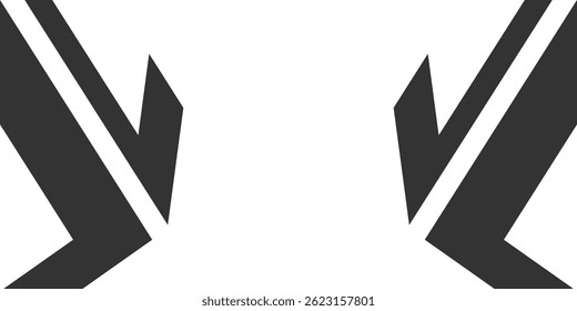 Vector Background Geometric Abstract Design with Grey and White Shapes	