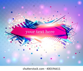 vector background, geometric figures, abstraction