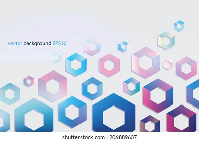 Vector background with geometric shapes for design