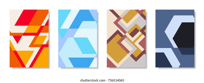 Vector background, geometric shapes, modern design in the concept of art.