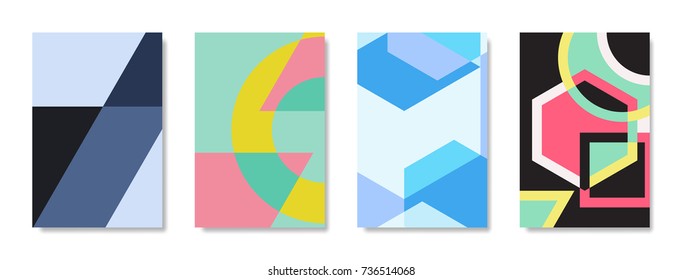 Vector background, geometric shapes, modern design in the concept of art.