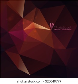 vector background with geometric shapes of polygons