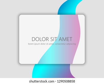 Vector background with geometric shapes. Promotion banner