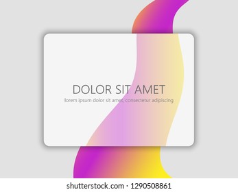 Vector background with geometric shapes. Promotion banner