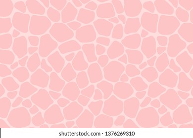 Vector background of giraffe pattern. Animal print