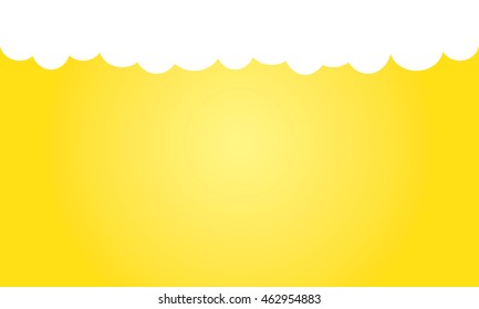 vector background of a glass of beer with blank copyspace