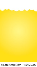 vector background of a glass of beer with blank copyspace
