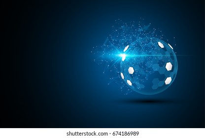 vector background globe network sci fi futuristic concept background