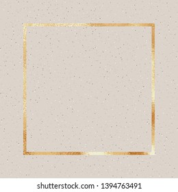 Vector background with a gold frame for sales, covers and social media.