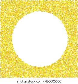 Vector background with gold glitter. Golden dots background.