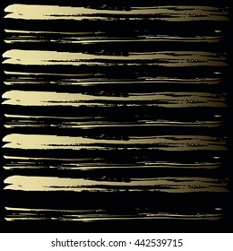 Vector background with gold stripes. 