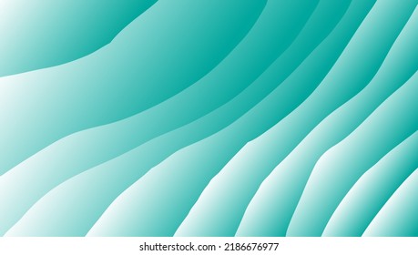 Vector Background Gradation Of Blue And White In Irregular Paper Cut Models.