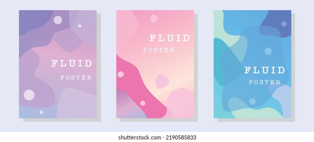 Vector background gradient design. Fluid poster. Background for postcards and brochures.