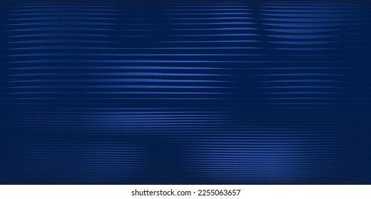 Vector Background Gradient Design Wavy Distorted Lines. Blue Fluid Texture
