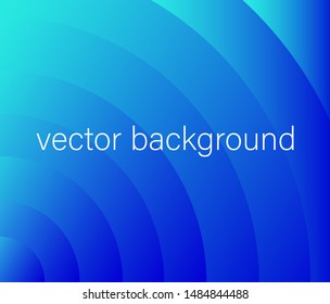 Vector background in gradient. Vibrant backdrop. Blue wave