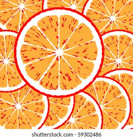 vector background grapefruit