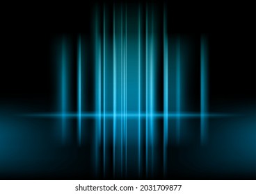 Vector of background for graphic design concept abstract  neon glowing fluid wave line magic in light green and light soft blue