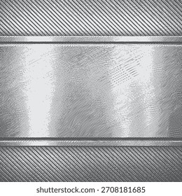 Gráfico de fondo de Vector, fondo de acero semitono, fondo de pared de acero.