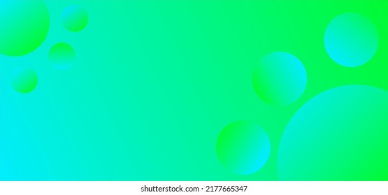 Vector Background of Green and blue 