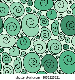 Vector background - green color seamless abstract pattern background