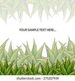Vector background - green grass