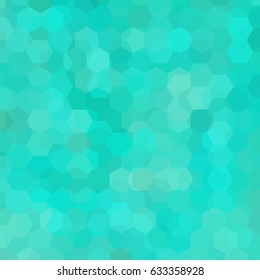 Vector background with green hexagons. Can be used in cover design, book design, website background. Vector illustration