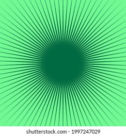Vector background in green and mint colors. Colors change easily. Vector pop art design for postcards, banners, flyers, covers, etc.