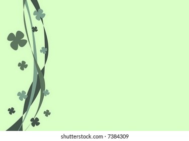 vector background green Patrick Ireland