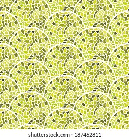 vector background with green-yellow elements, geometric design, vector illustration