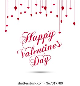 Vector background or greeting card with beautiful heart design for valentines day.