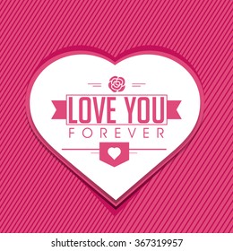 Vector background or greeting card with beautiful heart design for valentines day.