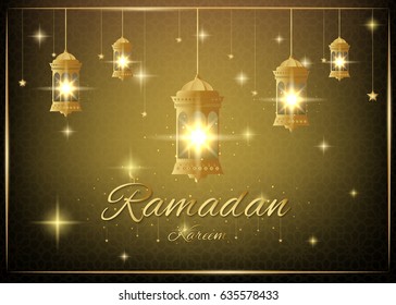 Vector background greetings Ramadan kareem, elegant design, design for greeting cards, text, website, brochure, illustrations eps10