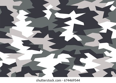 vector background of  grey geometric camouflage