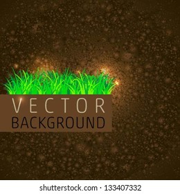 Vector Background with ground.