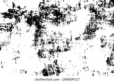 Vector background in grunge style. Dark scratches and scuffs.