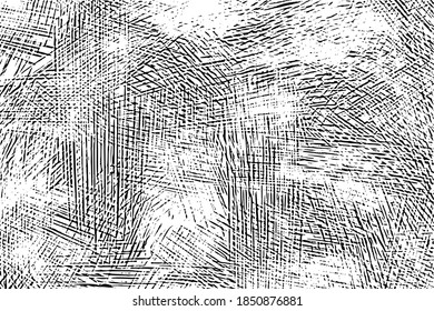 Vector background in grunge style. Dark scratches and scuffs.