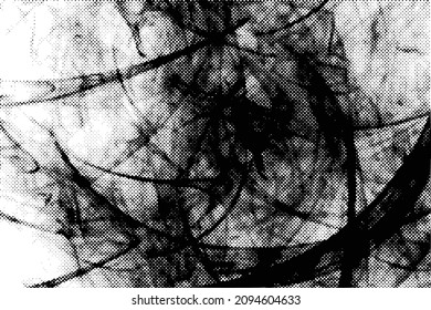 Vector background in grunge style. Dark scratches and scuffs.