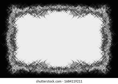 Vector background in grunge style, frame