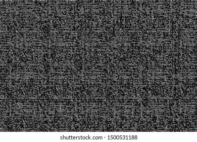 Vector background in grunge style, light horizontal scratches on black