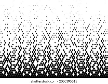 Vector background halftones Filled and black diamonds  Long attenuation  Arbitrary destruction 