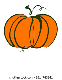    VECTOR Background with Halloween pumpkin